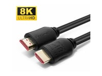 Microconnect - Ultra High Speed - Hdmi-Kabel - Hdmi Hane Till Hdmi Hane - 7.5 M - Svart - 8K60hz Stöd