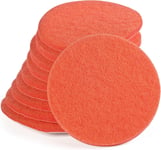 Lot de 10 éponges abrasives auto-agrippants pour ponceuse excentrique 150 mm P600-700 -fin - Orange 10 pièces pour métal avec acier inoxydable, pierre, bois, plastique