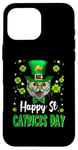 Coque pour iPhone 16 Pro Max Cat St Patricks Day St Catricks Day Lucky Charm Cats Lovers