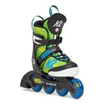 K2 Raider Beam 30H0410.1.1.L Boys' Inline Skates Green/Blue