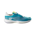 Wilson Femme KAOS Swift 1.5 Sneaker, Algiers Blue/White/Sunny Lime, 40 2/3 EU