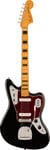 Fender Vintera II 70s Jaguar Electric Guitar, Black, Maple (NEW)