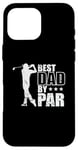 Coque pour iPhone 16 Pro Max Best Dad par Golf Trendsport Balle de golf