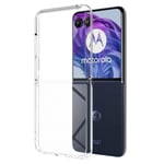 SKALO Motorola Razr 50 Ultra 5G TPU Clear Hybrid Skal - Transpar Transparent