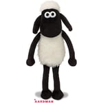 Shaun the Sheep Plyschdjur, Svart och Vit, Passar Både Vuxna och Barn 60cm