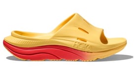 Chaussures recuperation hoka one one ora recovery slide 3 orange rouge unisex