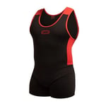 SBD Singlet Mens, Black/Red  S