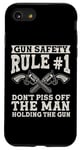 iPhone SE (2020) / 7 / 8 Gun Safety Rule - Don't Piss Off The Man Holding The Gun Case