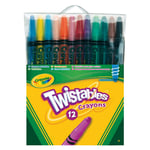 Crayola Fun Colourful Twistable Wax Crayons (Pack of 12)