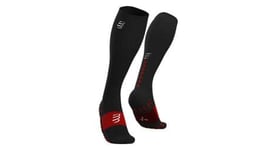 Paire de chaussettes de recuperation compressport full socks recovery noir