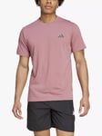 adidas Men's Essentials Comfort Training T-Shirt, Crimson/Black