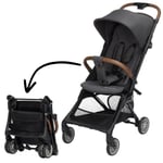 BEBECONFORT Poussette cabine Zephir, 1ère âge, ultra compacte, pliage facile, naissance à 4 ans, jusqu'à 22 kg  Mineral Graphite