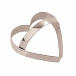 Eddingtons Vintage Design Heart Cookie Cutter - Valentines Biscuit Baking Tool