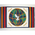 Drapeau Paix dans le monde 150x90cm - Drapeau World Peace 90 x 150 cm - Drapeaux - AZ FLAG