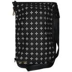 Vans Off The Wall Adjustable Straps Black Printed Womens Bag VVU2CQK - Black/White - One Size