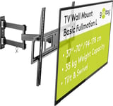 Support Mural TV Orientable et Inclinable pour écrans 37-70 Pouces (94-178 cm) / Accroche Television Mural Charge Max. 35 KG/Fixation Murale TV pour Tele VESA 300 x 300