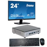 YNISEK Solution Mini PC i7-10510U 16Go 1To M.2 SSD + Ecran 24P + Clavier + Souris, sans OS