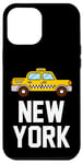 Coque pour iPhone 12 Pro Max New York City Graphic Tees - Cool New York City Funny Taxi