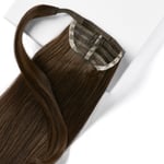 Rapunzel of Sweden Hair Pieces Sleek Ponytail 50 cm 2.3 Chocolate Brow