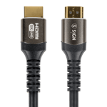 SiGN Premium HDMI 2.1 til HDMI 2.1 kabel 8K, 0.5m - Sort