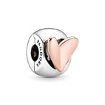 PANDORA 788697C00 Breloque clip cœur en relief