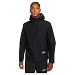 NIKE DM4659-010 M NK TRAIL JACKET GORE-TEX Sweatshirt Men's Black/Dk Smoke Gray 2XL