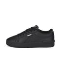 Puma Womens Jada Renew Trainers - Black Leather - Size UK 4