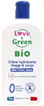 Love & Green - Crème Hydratante Visage/Corps Bio 0% 500 ml - Fabriqué en France