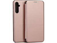 Beline Beline Etui Book Magnetic Samsung A05s A057 Różowo-Złoty/Rose Gold