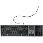 MOBILITY LAB ML311487 Clavier DesignTouch filaire pour MAC Gris Sidéral - AZERTY