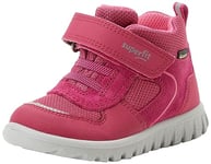 Superfit Sport7 Mini Sneaker, Red Pink 5000, 9.5 UK Child