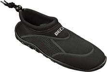 BECO chaussure aquatique chaussures de bain chaussons d'eau chausson de sport pour femme et homme divers couleurs - noir - 44