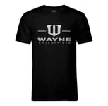 T-Shirt Homme Col Rond Wayne Entreprises Geek Jeux Video Serie Film