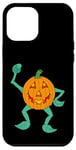 Coque pour iPhone 15 Pro Max Orange Happy Jack O'Lantern