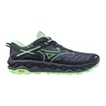 Mizuno Wave Mujin 10 - Chaussures trail homme Vintage Indigo / Neo Mint / India Ink 42