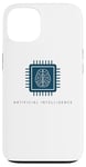 Coque pour iPhone 13 Technologie de puce informatique intelligence artificielle IA