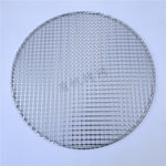 Grille de charbon de bois ronde pour barbecue,acier inoxydable 304,qualité alimentaire,16.5-60cm,trous de 8mm,grille métallique épaisse,filet à mailles - Type 50CM Diameter