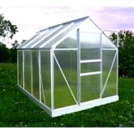 Serre de jardin avec base - Polycarbonate - 5,6m² - CHUPA  