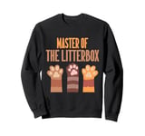 Master of the Litterbox Cat Dad Sweatshirt