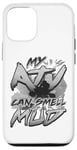 Coque pour iPhone 12/12 Pro ATV Humor Mon VTT peut sentir l'odeur de la boue en tout-terrain 4x4