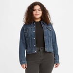 Levi's Womenss Levis Original Trucker Jacket in Denim - Blue material_cotton - Size 8 UK