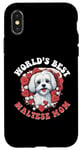 iPhone X/XS Maltese Dog Breed Pet World's Best Maltese Mom Case