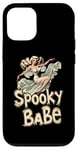 Coque pour iPhone 12/12 Pro Spooky Babe Déguisement rétro d'Halloween