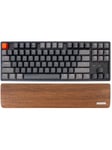 Keychron K8 / C1 Walnut Wood Palmrest - Gaming Tangentbord - Brun