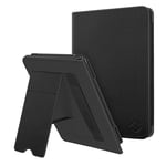 FINTIE Étui pour 6,8" Kindle Paperwhite (11e génération, modèle 2021), Coque de Protection Kickstand avec Fente pour Carte et dragonne, Veille/Réveil Automatique, Noir