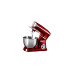 TECHWOOD- Tcdr-135 Robot Pétrin - Rouge Bol inox de 6.5 L. 1300 WATTS