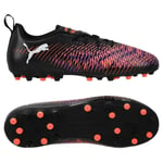 PUMA Future 8 Play Mg Unlimited - Svart/vit/glowing Red Barn, storlek 35