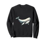 Great Whale / Blue Whale / Sea Mammal / Giant Whale Gift Sweatshirt