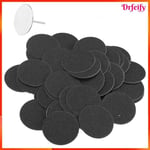 Drfeify 50pcs Disques de Papier de Verre pour Ponceuse Électrique pour les Pieds