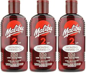 Malibu Bronzing Oil SPF2 200ml | Tanning | Beach Ready X 3